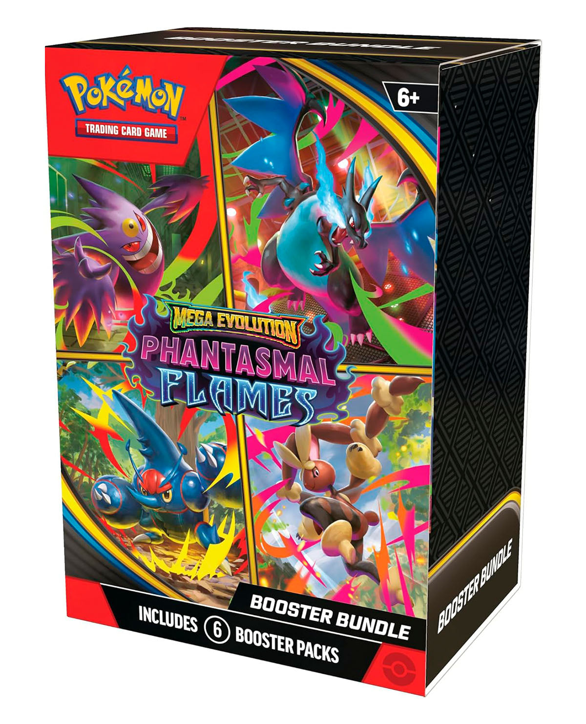 Pokémon TCG: Mega Evolution ME02 - Phantasmal Flames Booster Bundle - ESPAÑOL