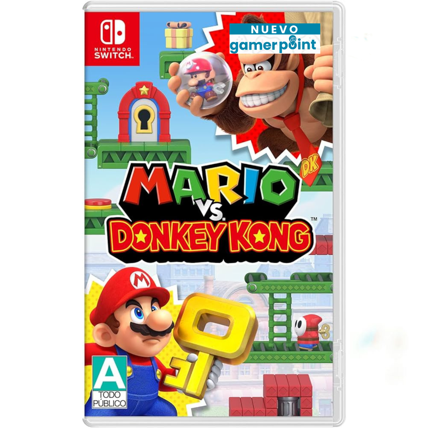 Mario Vs Donkey Kong Nintendo Switch + Thumb Grips de Regalo