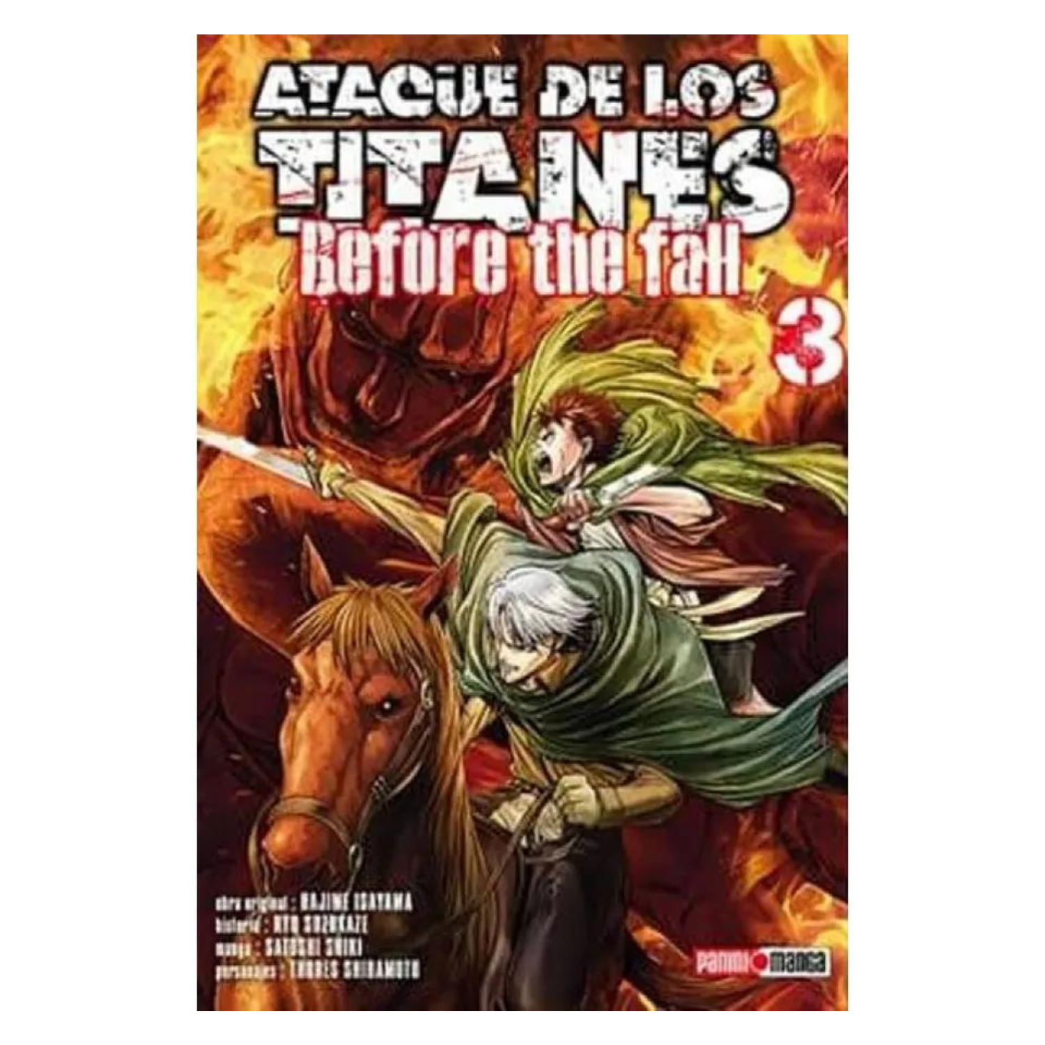 Manga Attack On Titan Before The Fall N.3