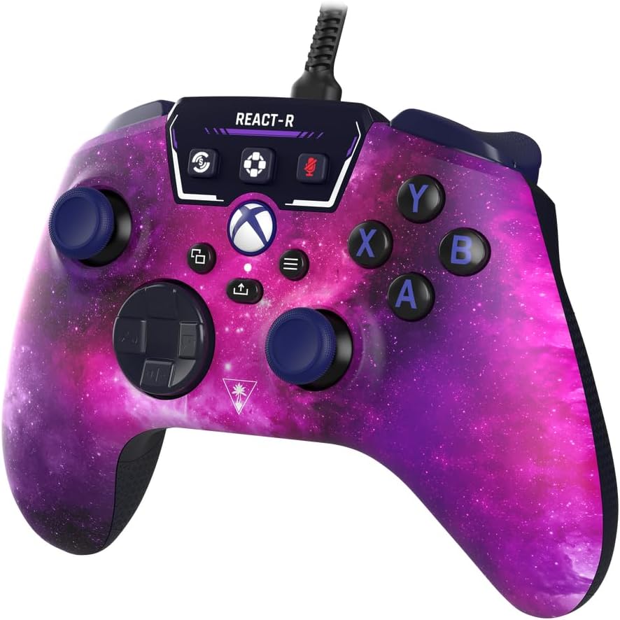 Control Alámbrico - Turtle Beach - REACT-R Nebula - Xbox