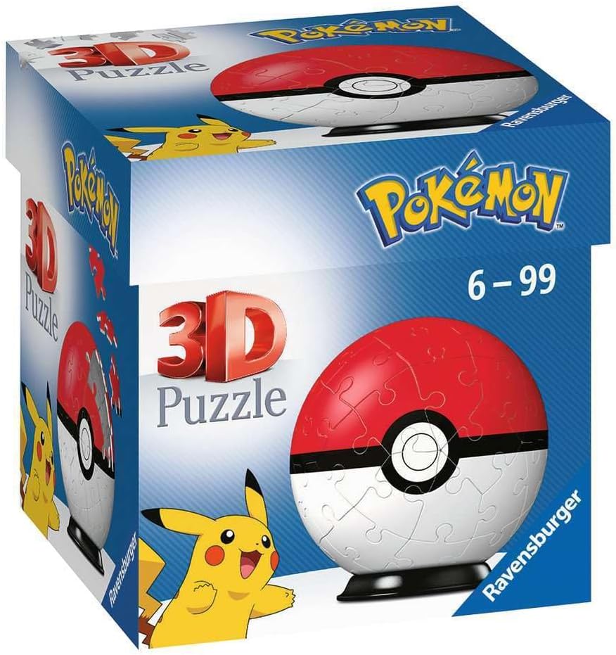Rompecabezas 3D - 54 Piezas Pokémon Pokeball