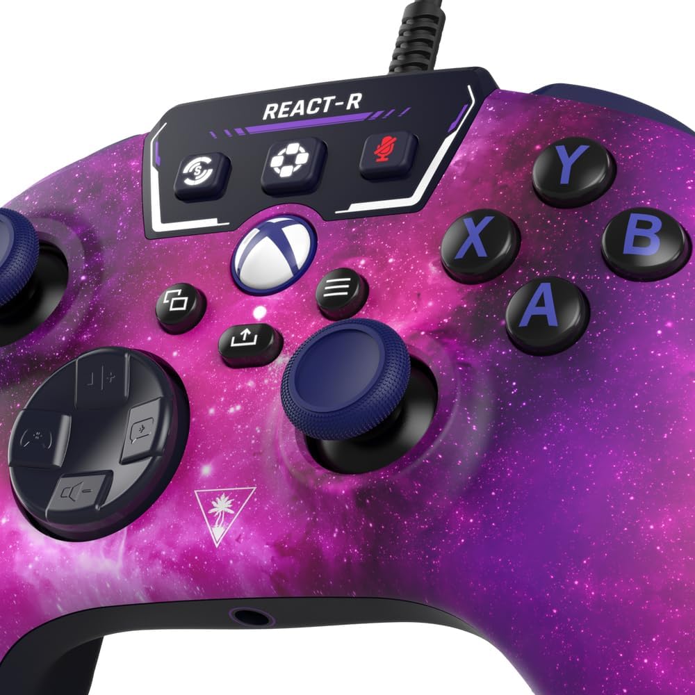 Control Alámbrico - Turtle Beach - REACT-R Nebula - Xbox