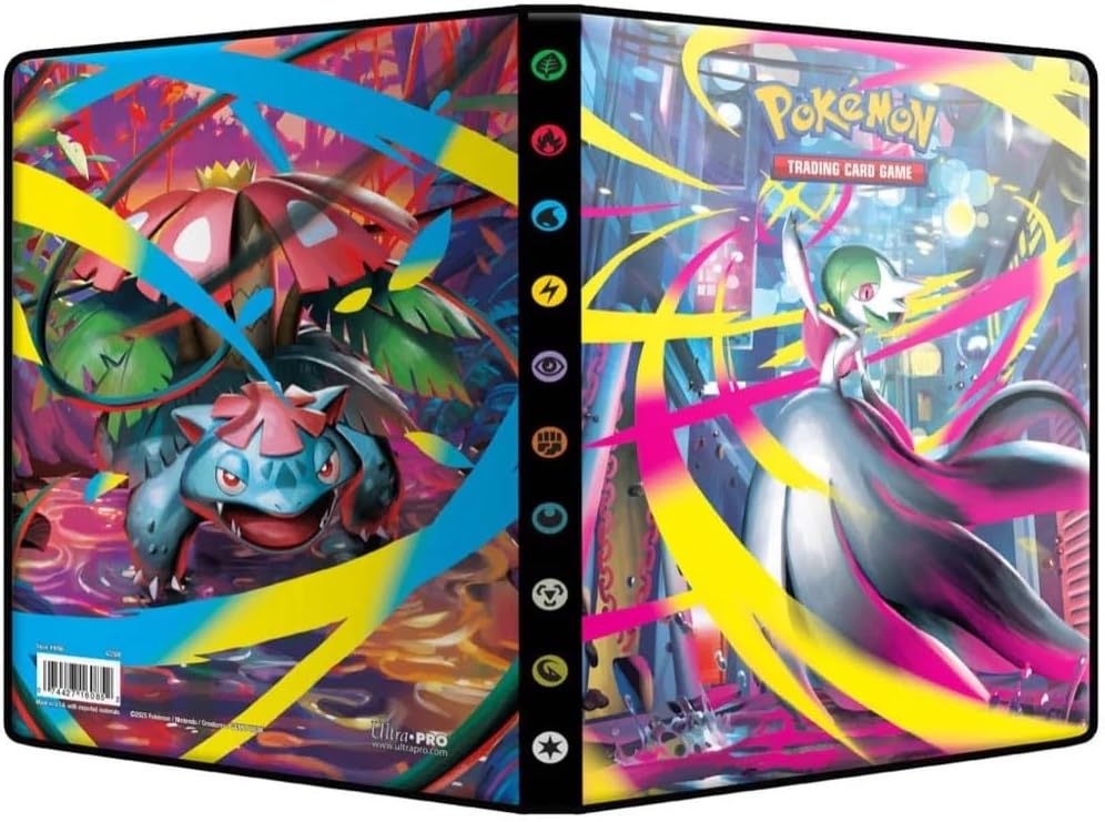 Ultra Pro - Mega Evolution 4 Pocket Portafolio For Pokémon TCG