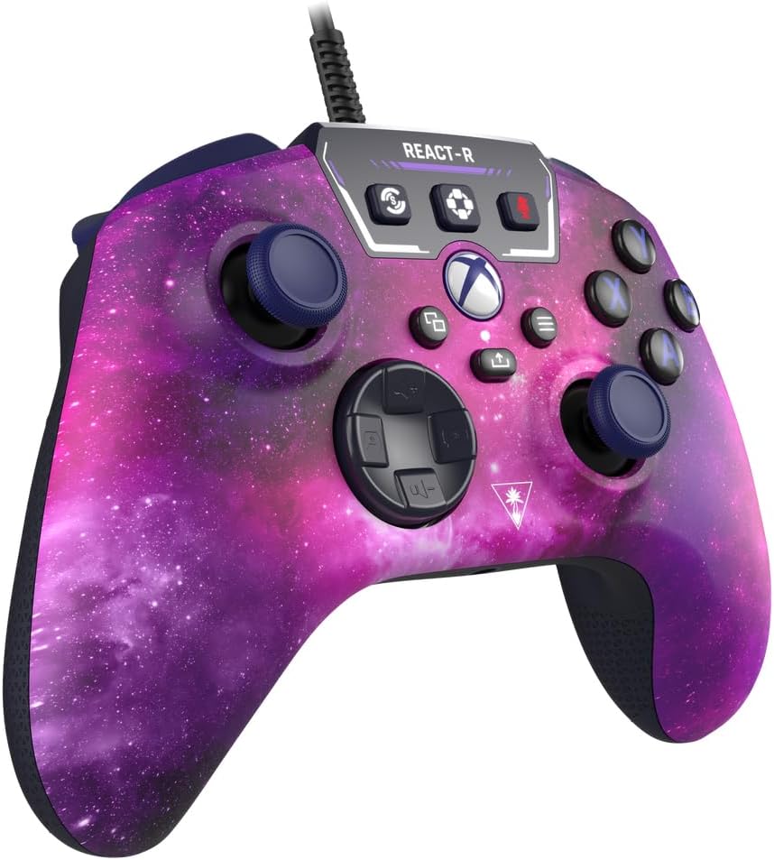 Control Alámbrico - Turtle Beach - REACT-R Nebula - Xbox