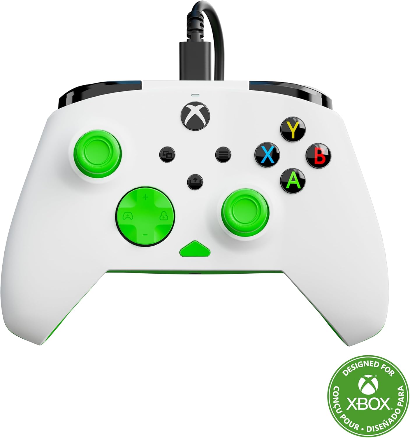 Control Alámbrico - Rematch Core - Blanco/Verde - Turtle Beach - Xbox One/ Xbox Series