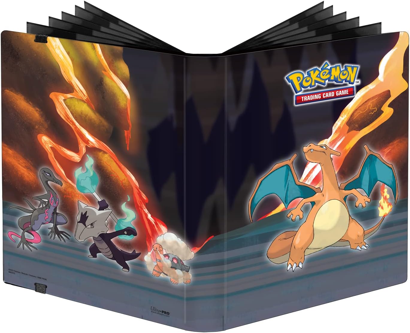 Ultra Pro: Gallery Series Scorching Summit 9 Pocket Pro Binder For Pokémon TCG