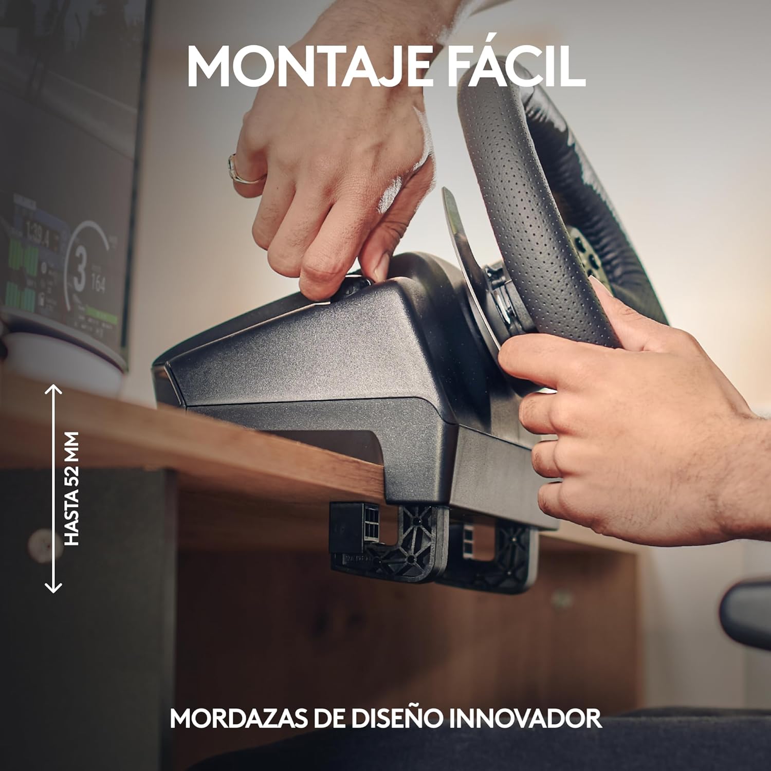 Logitech G920 Driving Force Volante de Carreras y Pedales Ajustables para Xbox Series X|S, Xbox One, PC, Color Negro