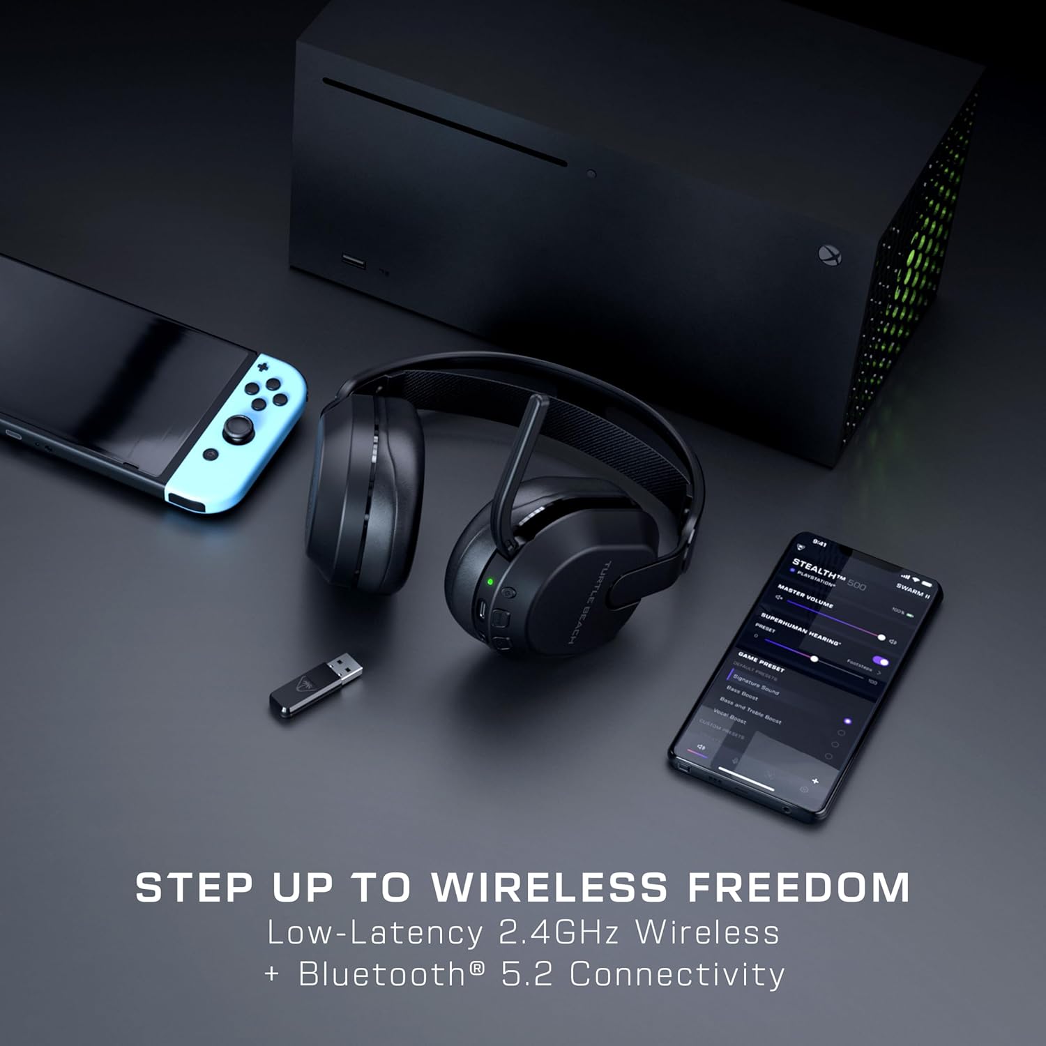 Audífonos Inalámbricos - Turtle Beach - Earforce Stealth 500 Gen 3 Black - Xbox