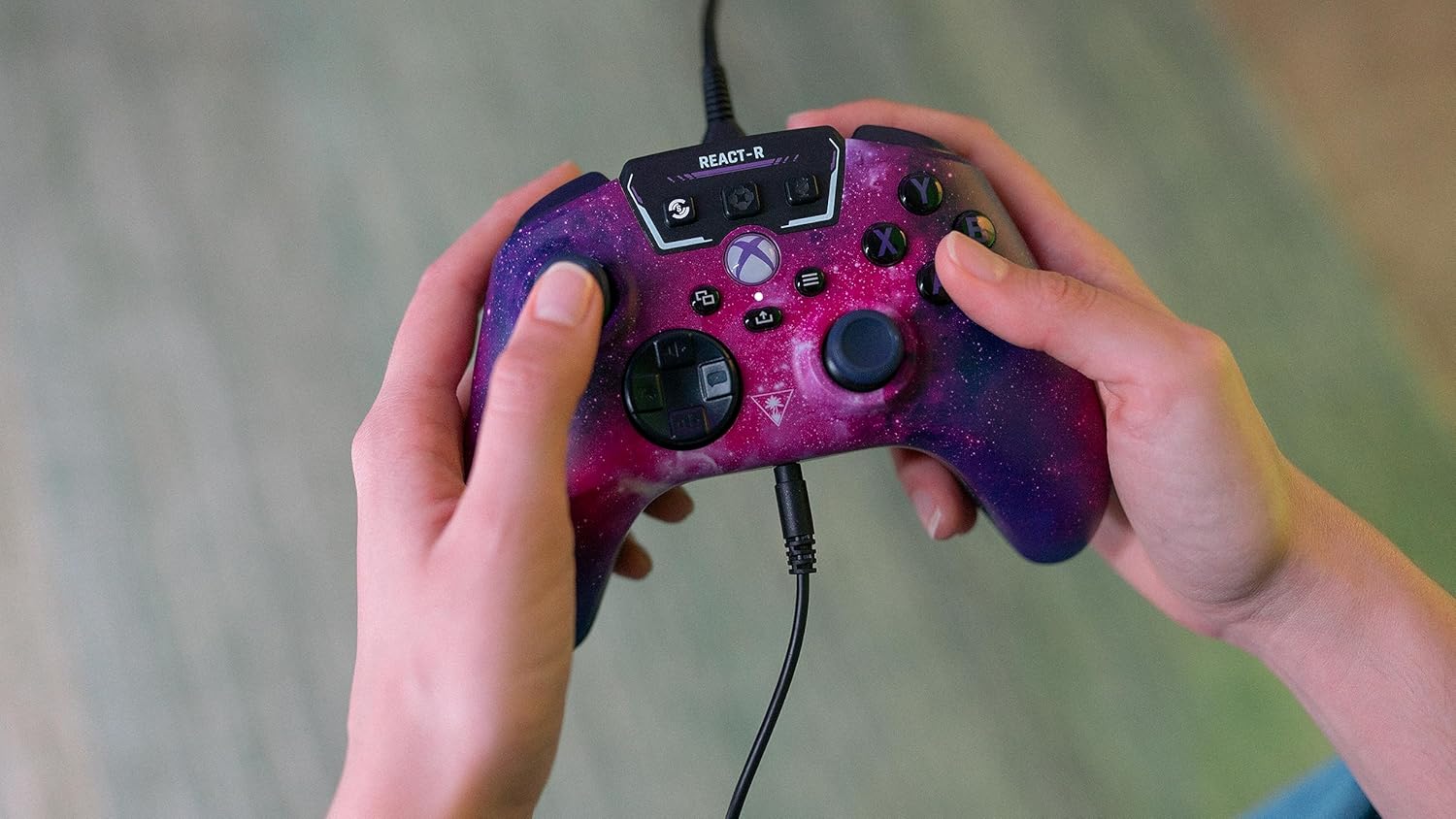 Control Alámbrico - Turtle Beach - REACT-R Nebula - Xbox