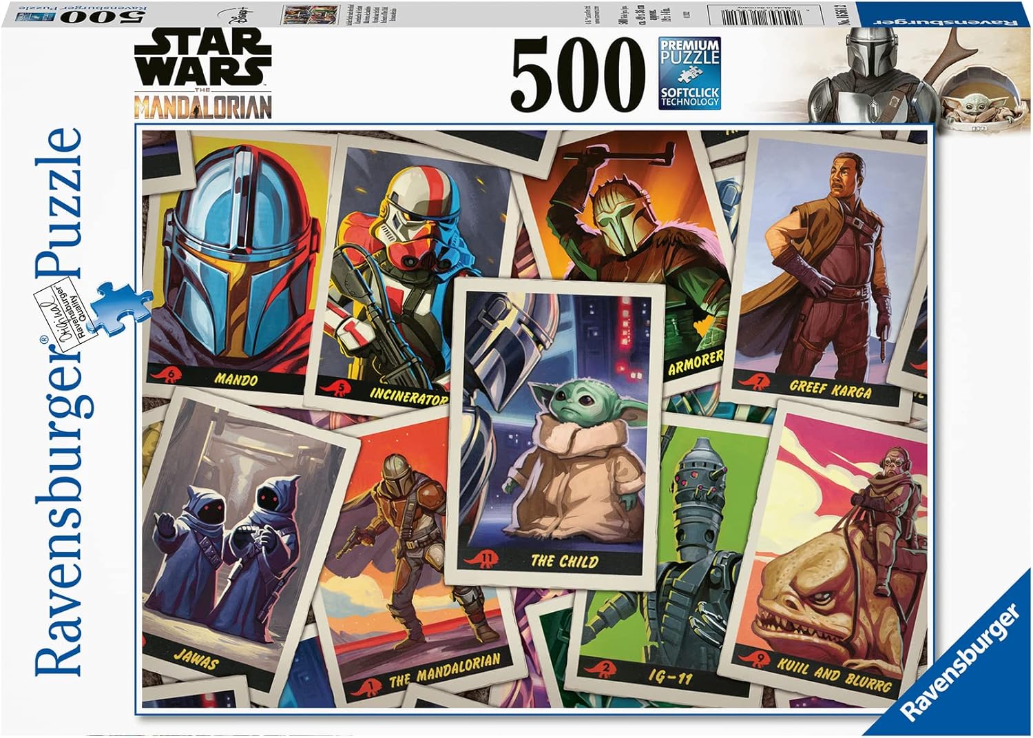 Rompecabezas 500 Piezas - The Mandalorian: The Child- Ravenburger