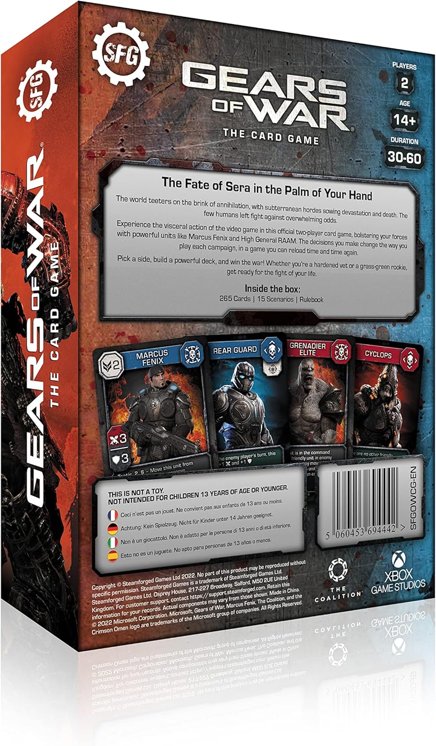 Juego De Cartas - Gears Of War: The Card Game - Español