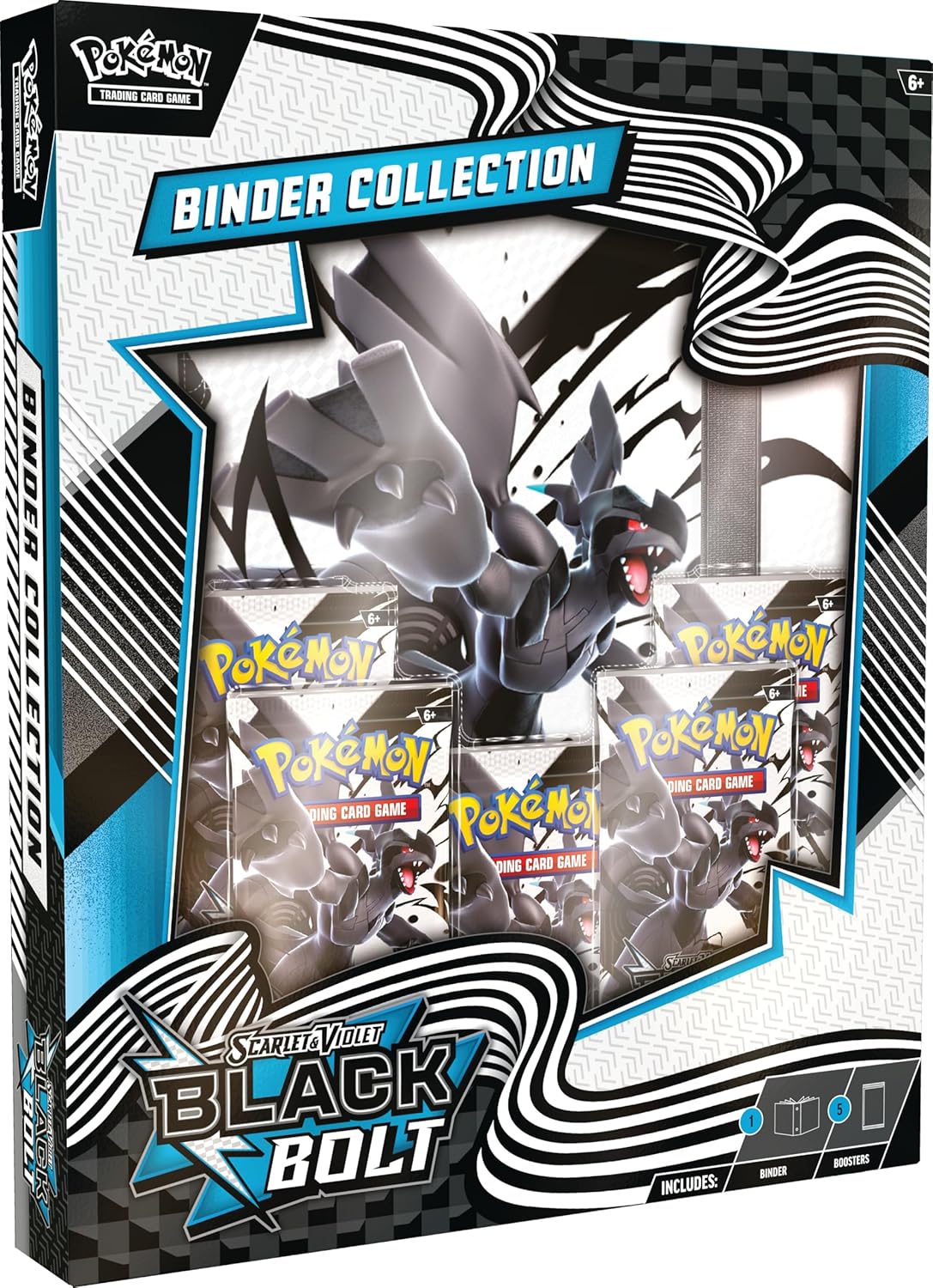 Pokémon TCG: Scarlet & Violet 10.5 - Black Bolt Binder Collection - ESPAÑOL