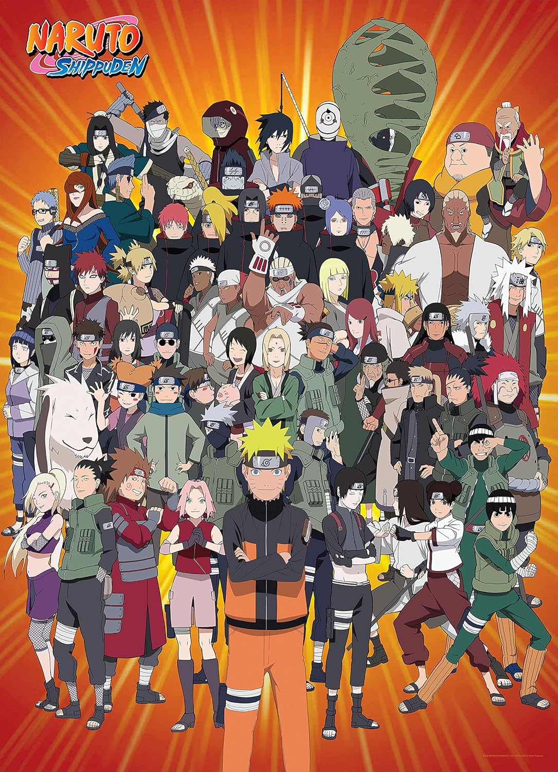 Rompecabezas - 1000 Piezas - Naruto: Never Forget Your Friends - USAopoly