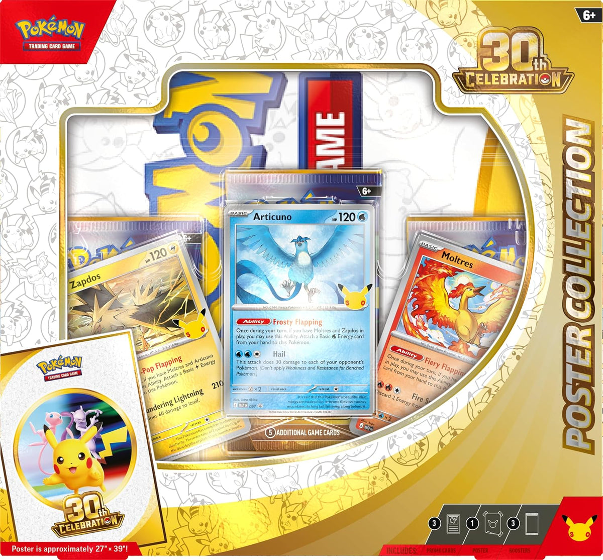 Pokémon TCG: 30th Anniversary Celebration Poster Collection - Inglés