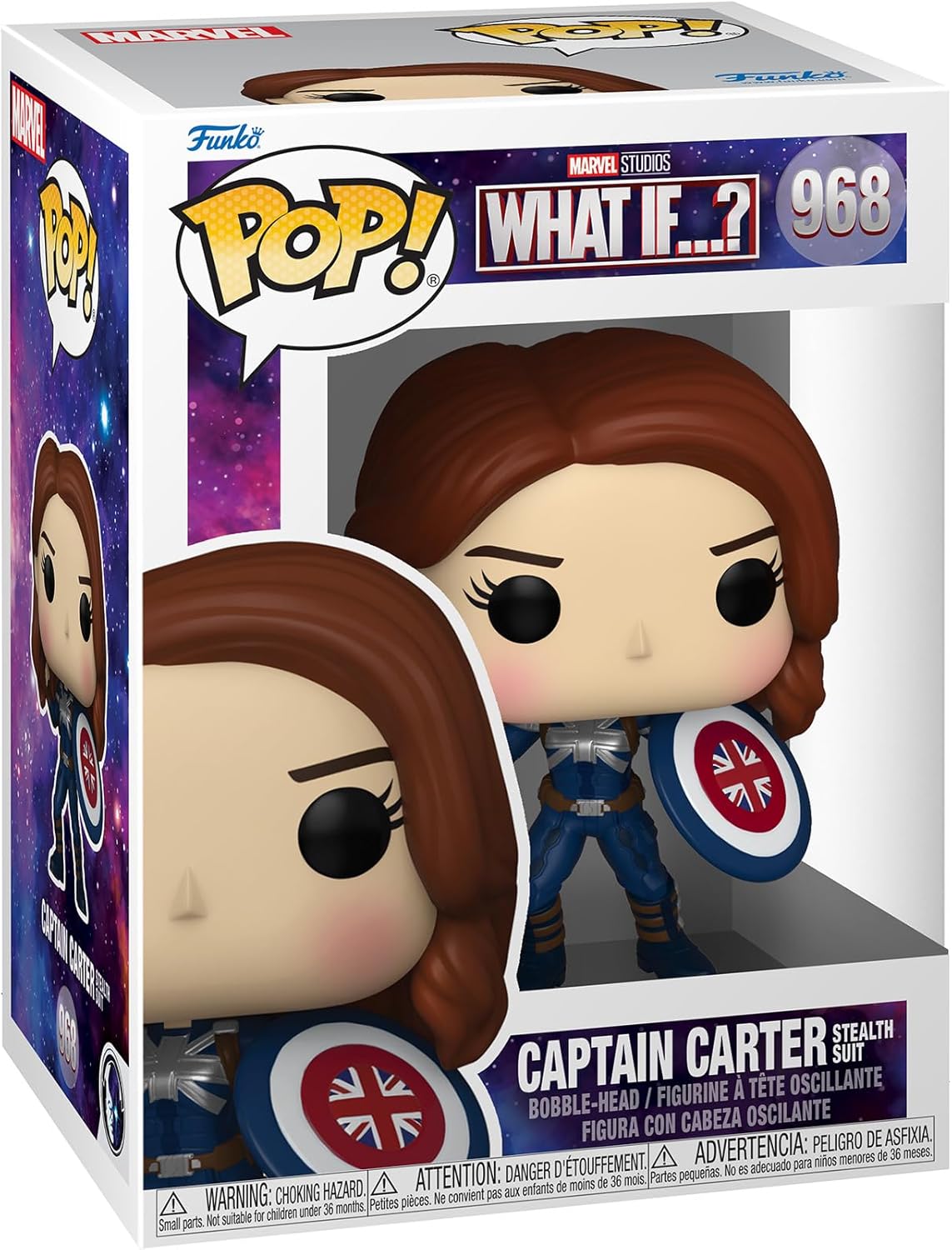 Funko Captain Carter Stealth Suit 968 (Marvel Studios What if…?)
