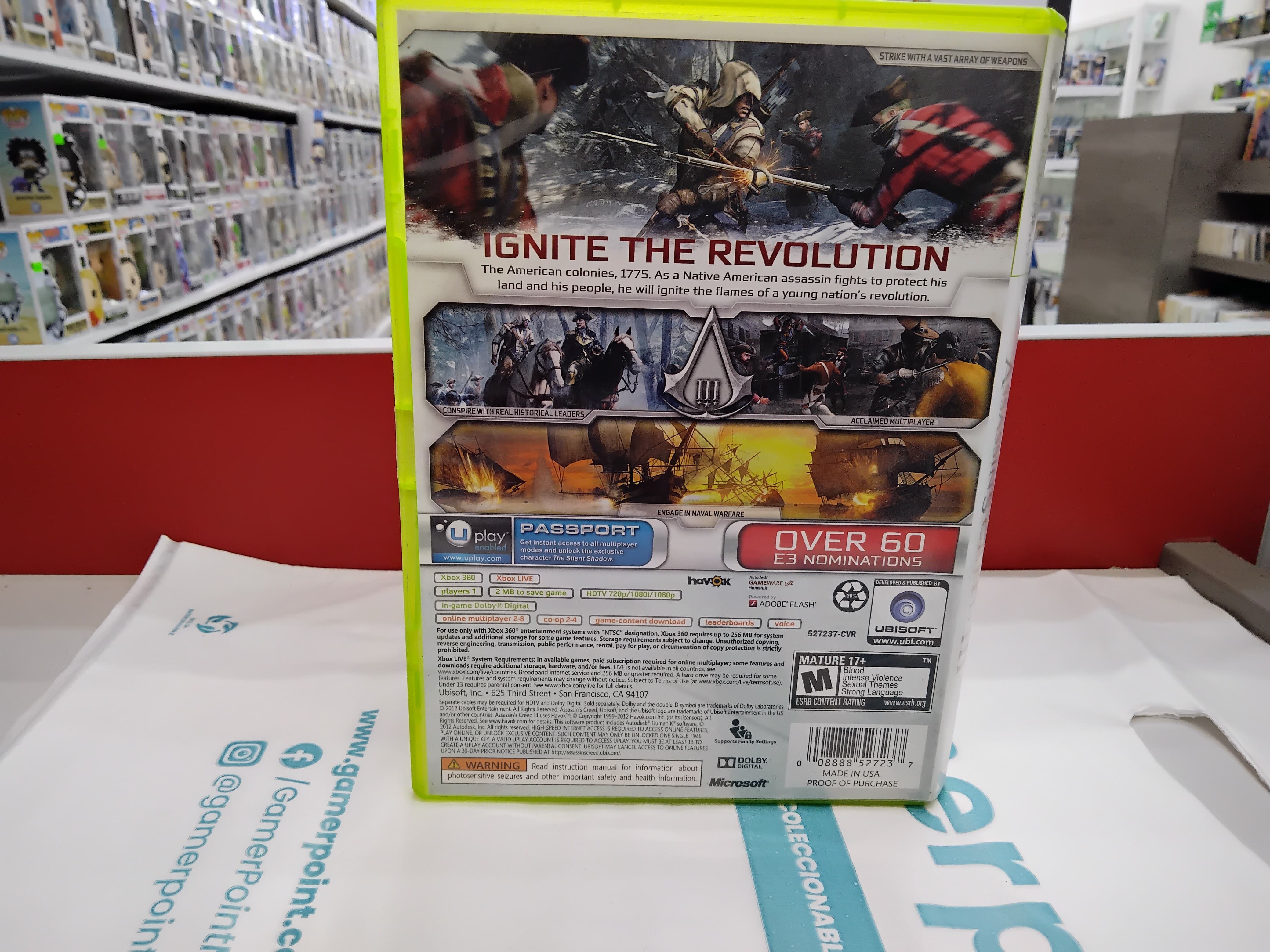 Assassins Creed 3 Xbox 360 Usado