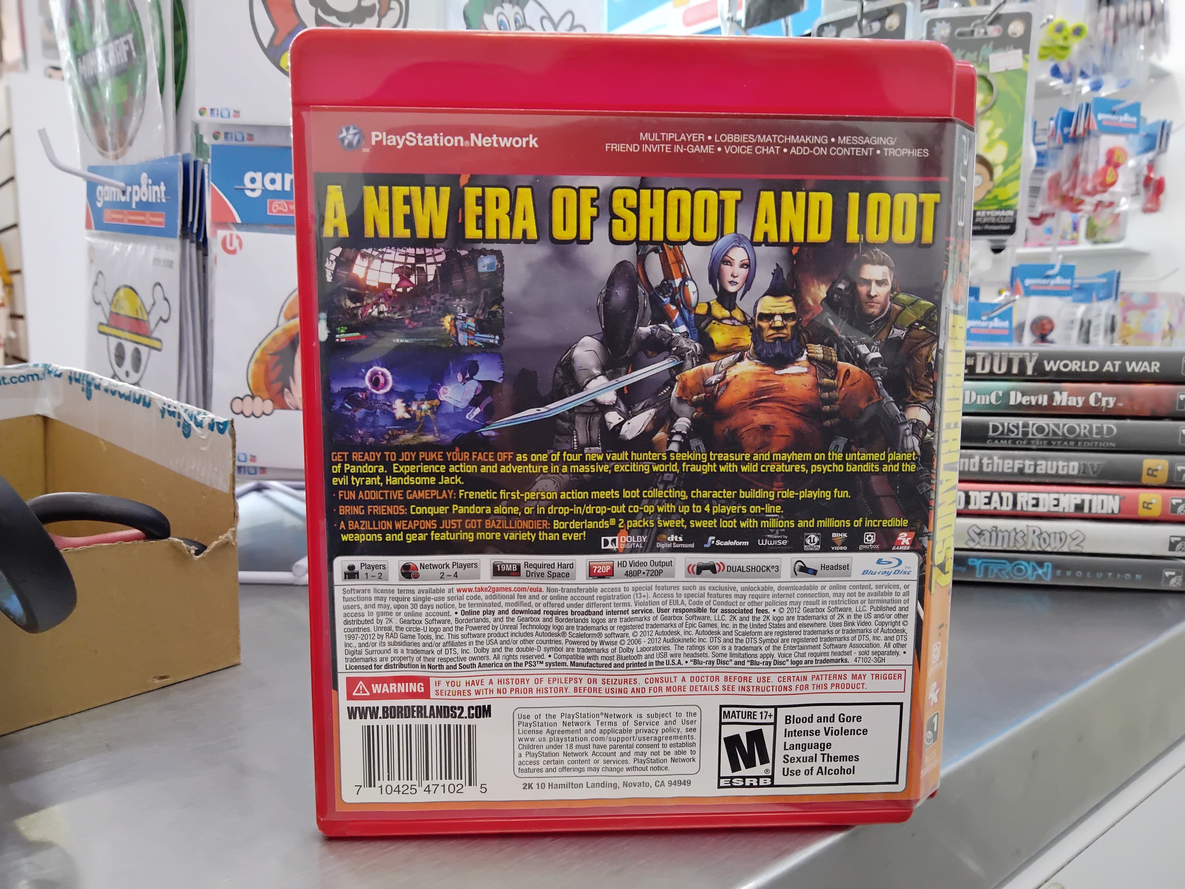 Borderlands 2 Ps3 Usado