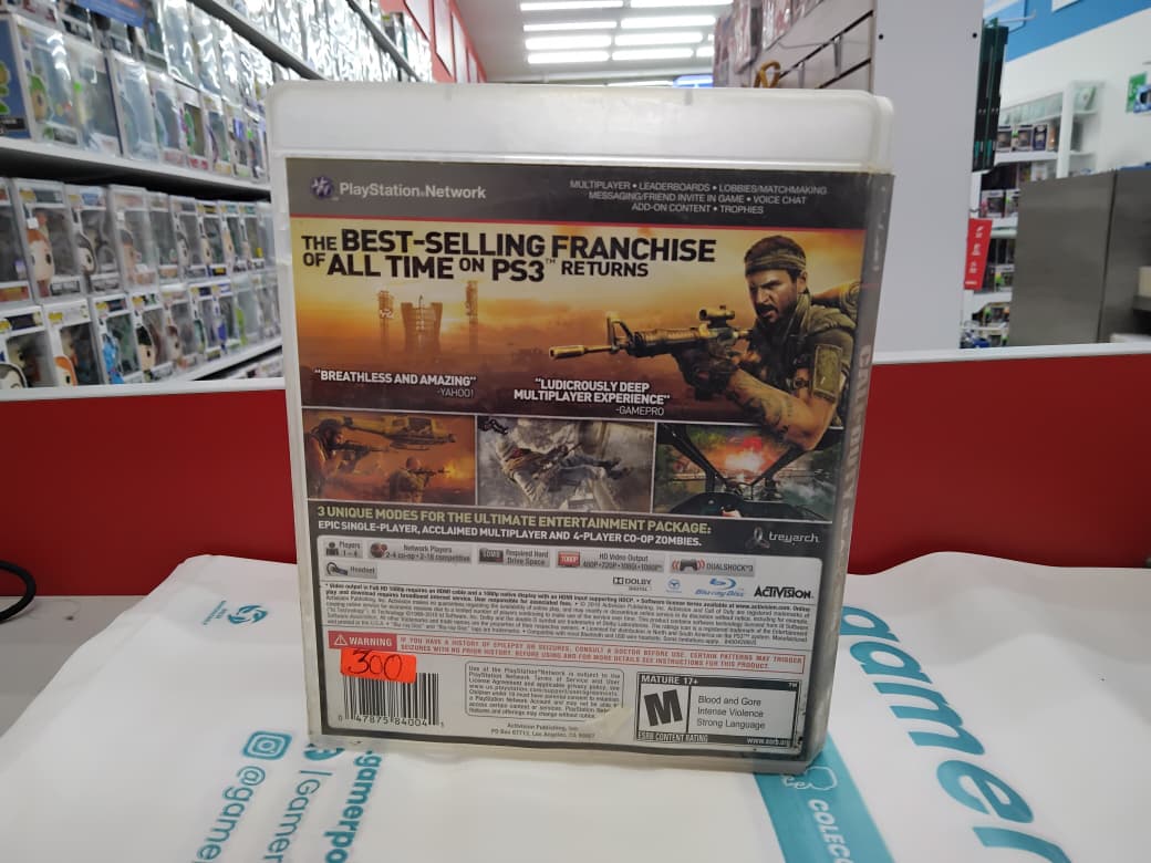 Call Of Duty Black Ops Ps3 Usado