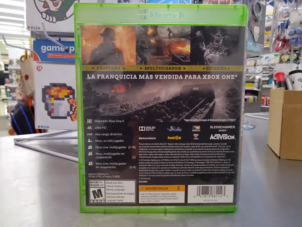 Call Of Duty WWII Xbox One Usado