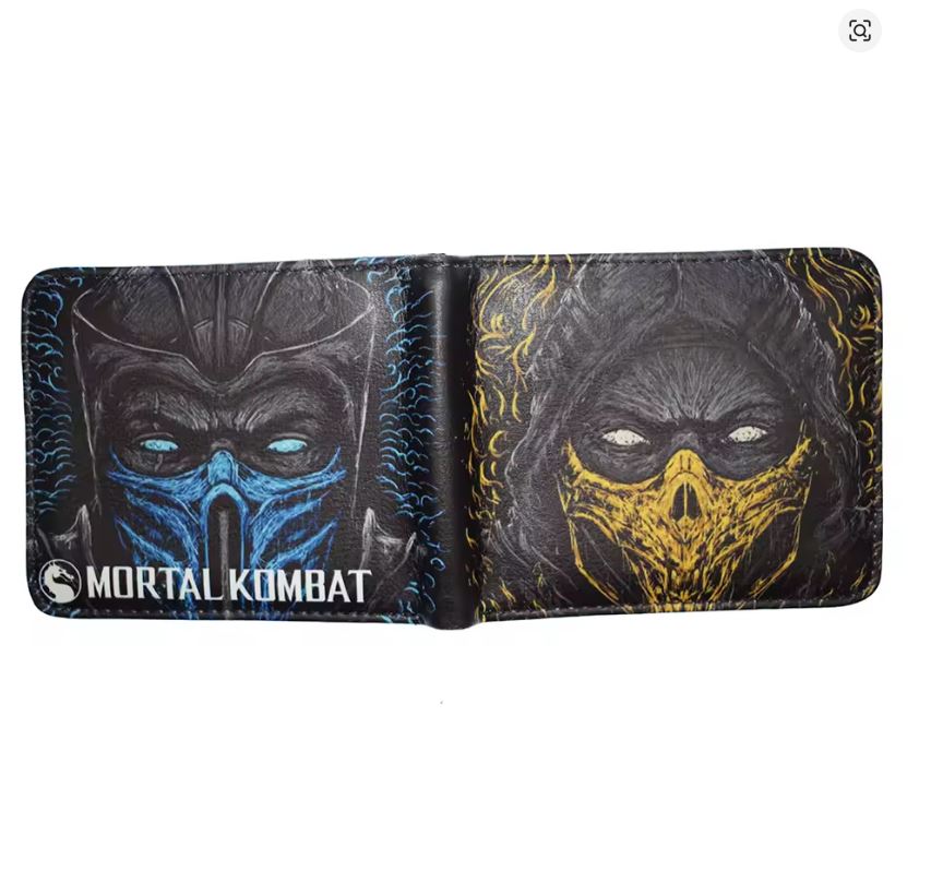 Cartera Para Hombre - Mortal Kombat - Scorpion / Sub-Zero