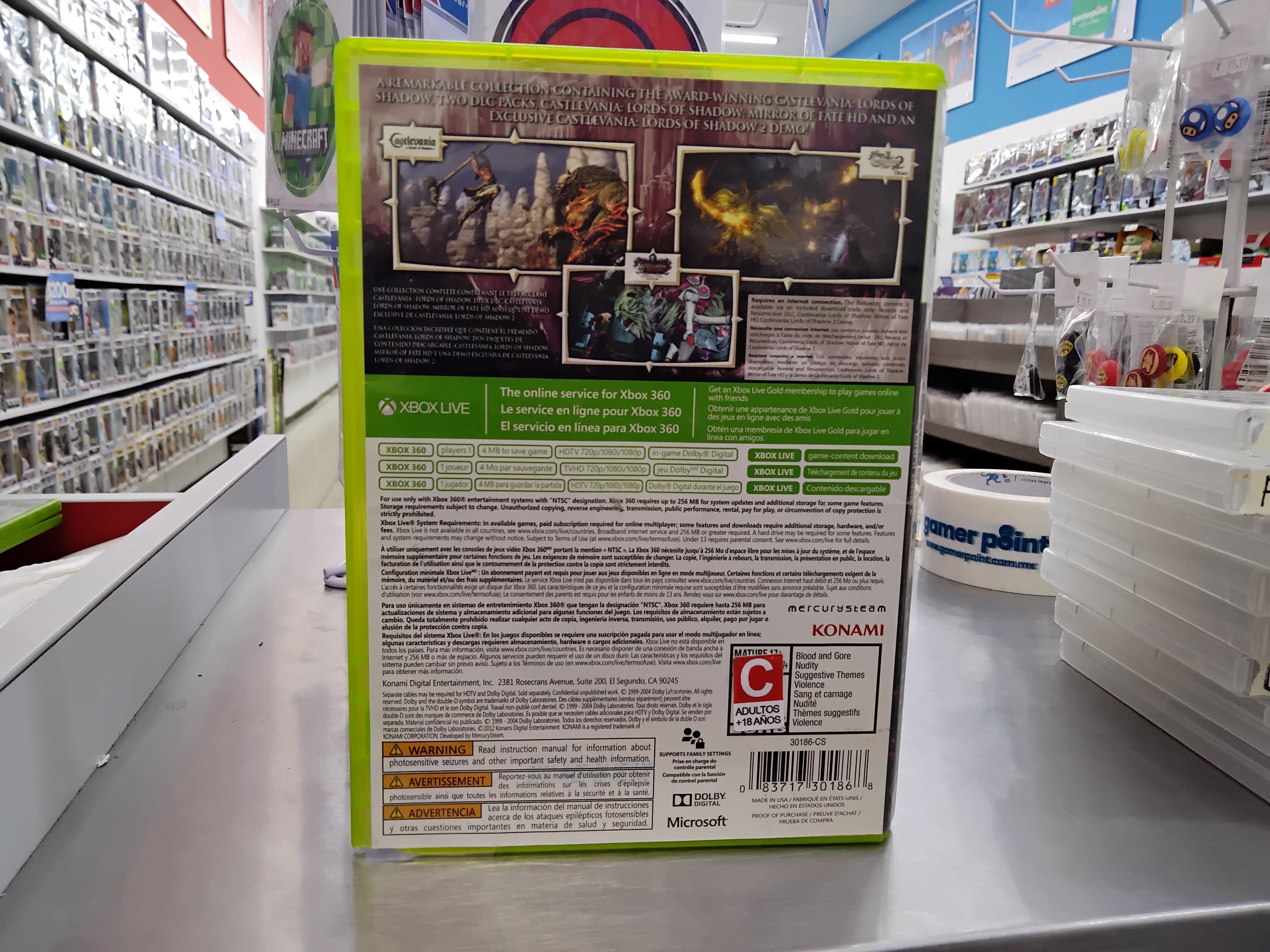 Castlevania Lords of Shadow Collection Xbox 360 Usado