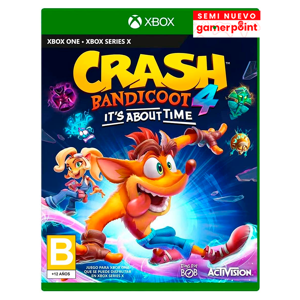 Crash Bandicoot 4 It's About Time Xbox one Usado