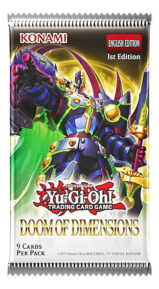 Yu-Gi-Oh! TCG - Doom Of Dimensions - Sobre Individual - Inglés