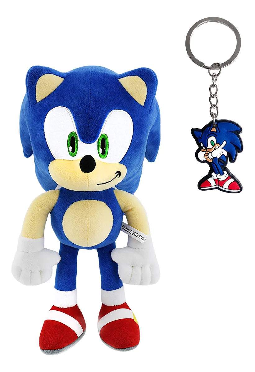 Peluche - Sonic - 30 cm (Incluye Llavero)