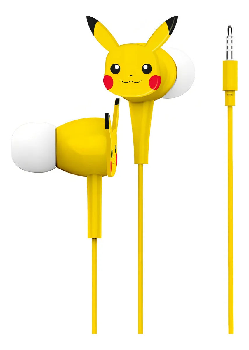 Audífonos Alámbricos 3.5 mm - Pokémon - Pikachu