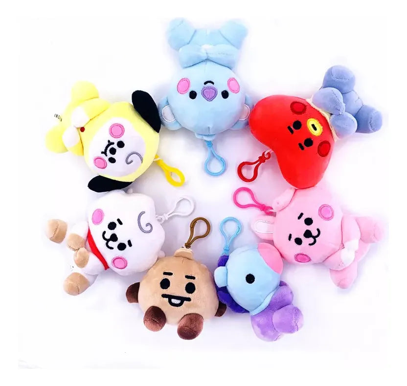 Llavero Peluche - BT21 - Varios Modelos (Precio Por Pieza)