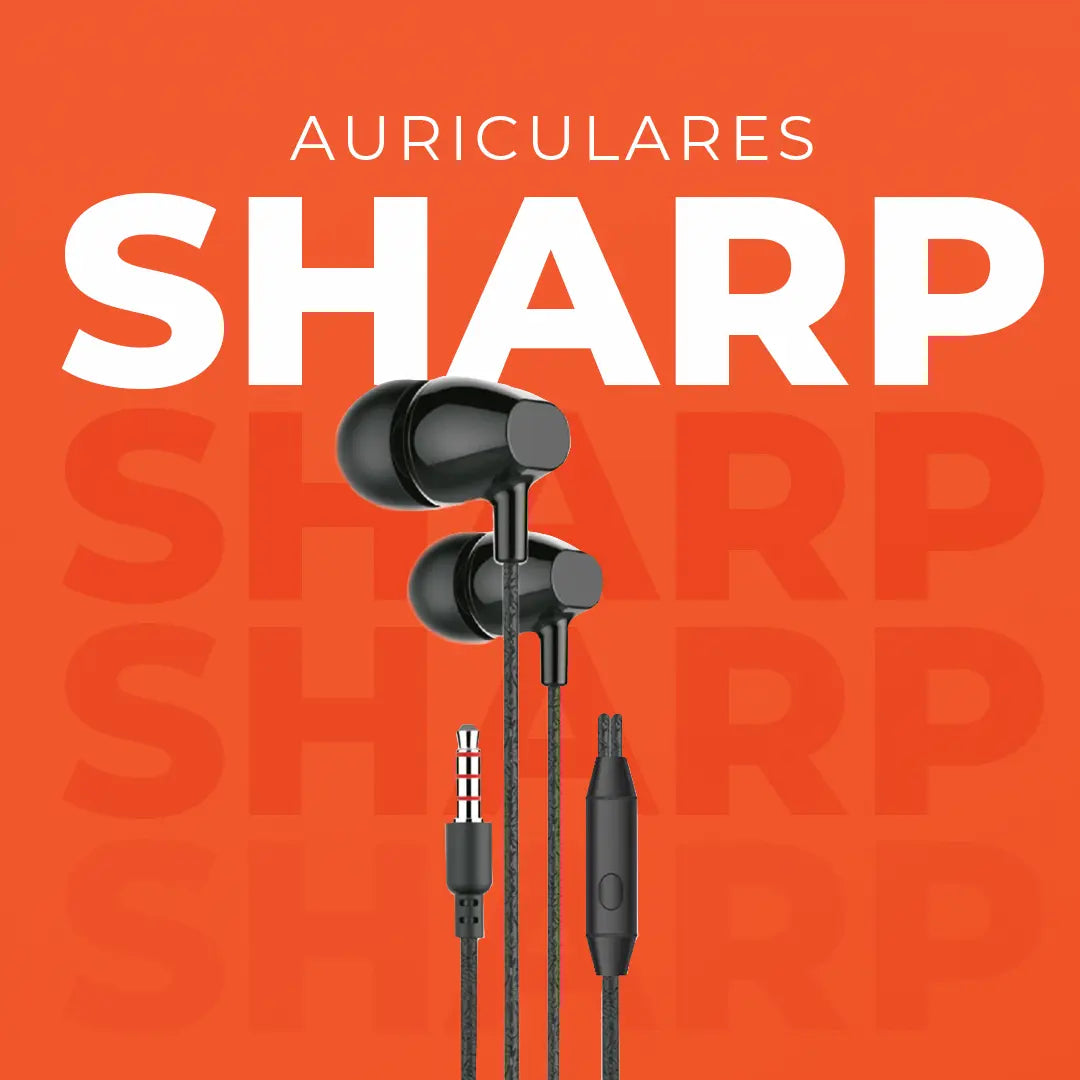Audífonos Alámbricos - Sharp - Color Negro - ALÓ