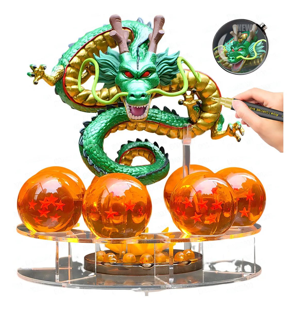 Figura Shenlong + Esferas del Dragón - Dragon Ball Z