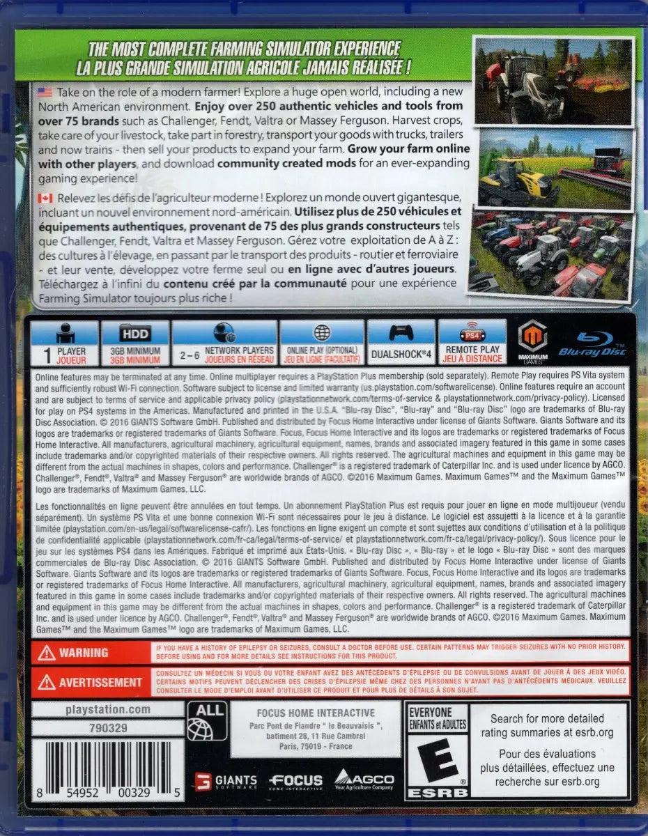 Farming Simulator 17 - PS4 Usado