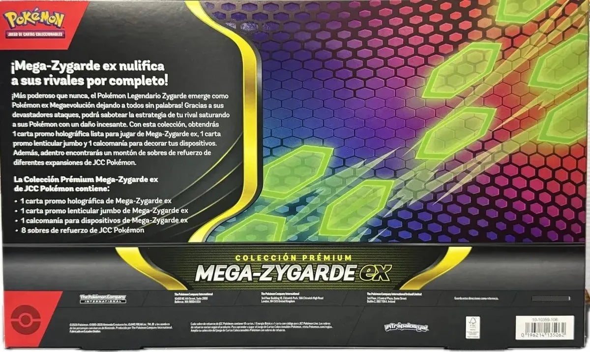 Pokémon TCG: Mega Zygarde ex Premium Collection - Pieza Español
