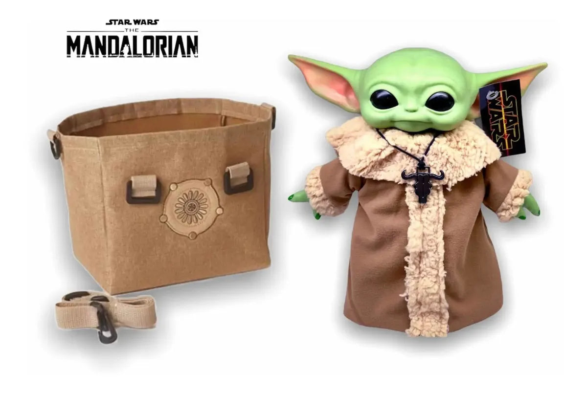 Peluche + Bolsa Transportadora - The Mandalorian - Grogu