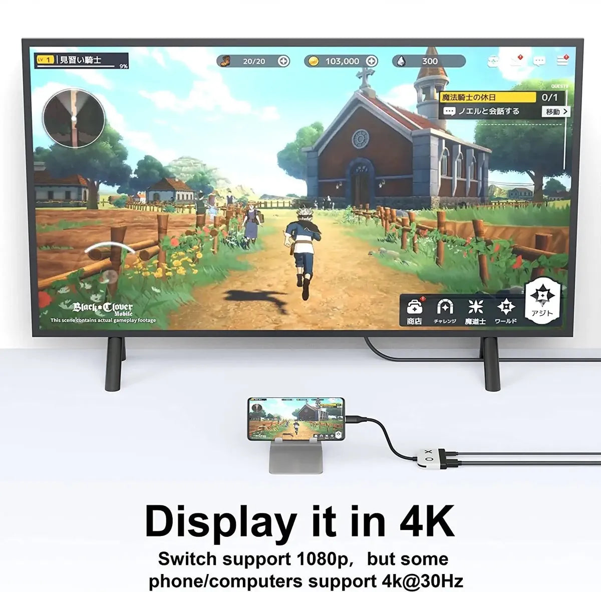 Adaptador Tipo C a HDMI (Reemplazo De Dock) - Nintendo Switch