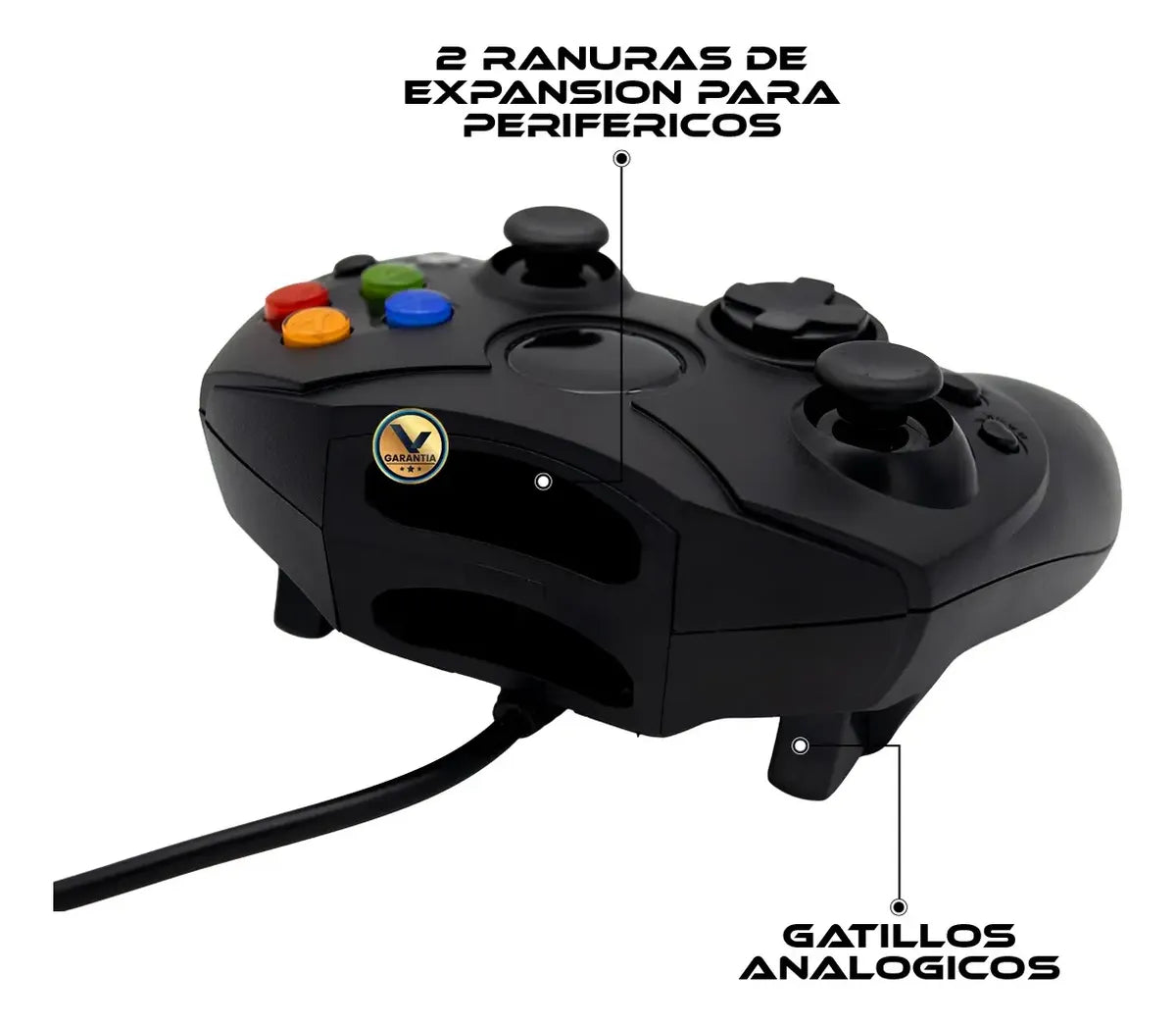 Control Alámbrico - Xbox Clásico (Genérico De Excelente Calidad)