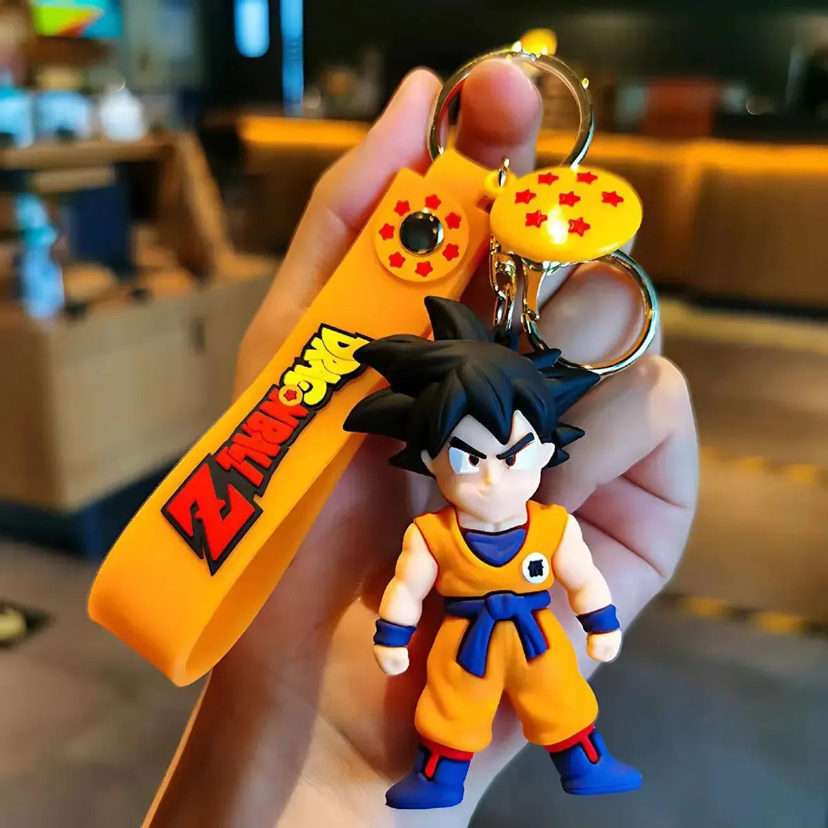 Caja Con 7 Esferas Del Dragon + Llavero Goku - Dragon Ball Z