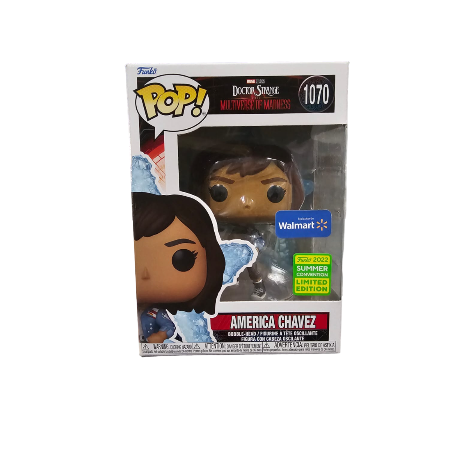 Funko America Chavez Only at Walmart 2022 Summer Convention Limited Edition 1070 (Doctor Strange Multiverse of Madness)