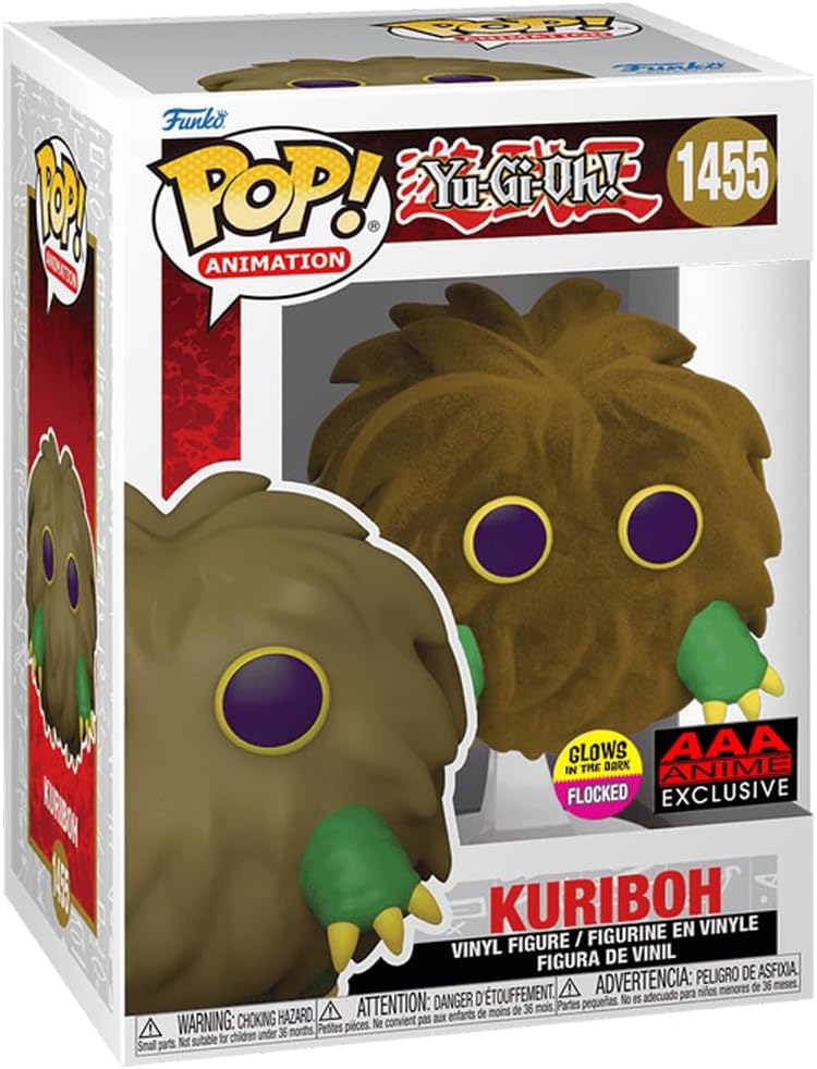 Funko Kuriboh Glows in the Dark Flocked AAA Anime Exclusive 1455 (Yu-gi-oh!)