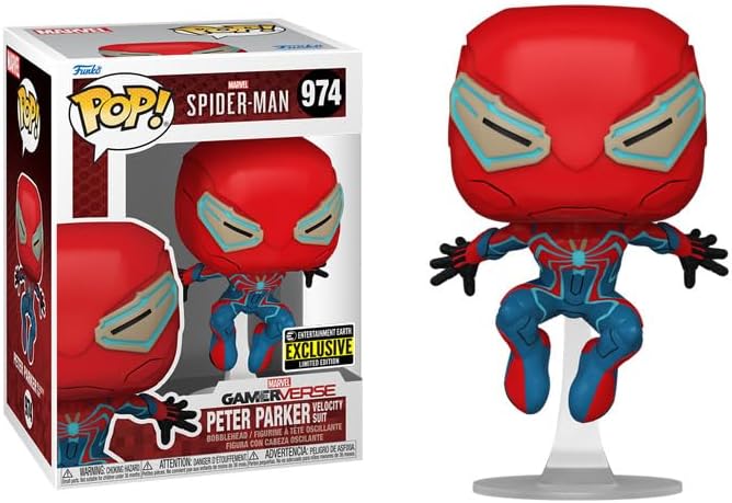 Funko Peter Parker Velocity Suit Entertainment Exclusive Limited Edition 974 (Marvel Spider-Man)