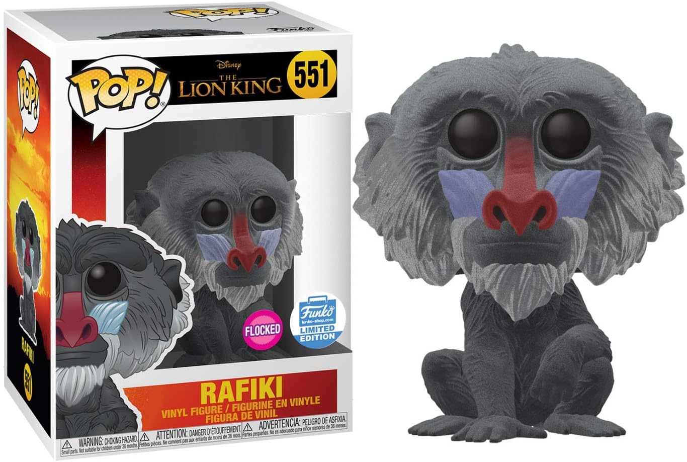 Funko Rafiki Flocked Limited Edition 551 (Disney The Lion King)