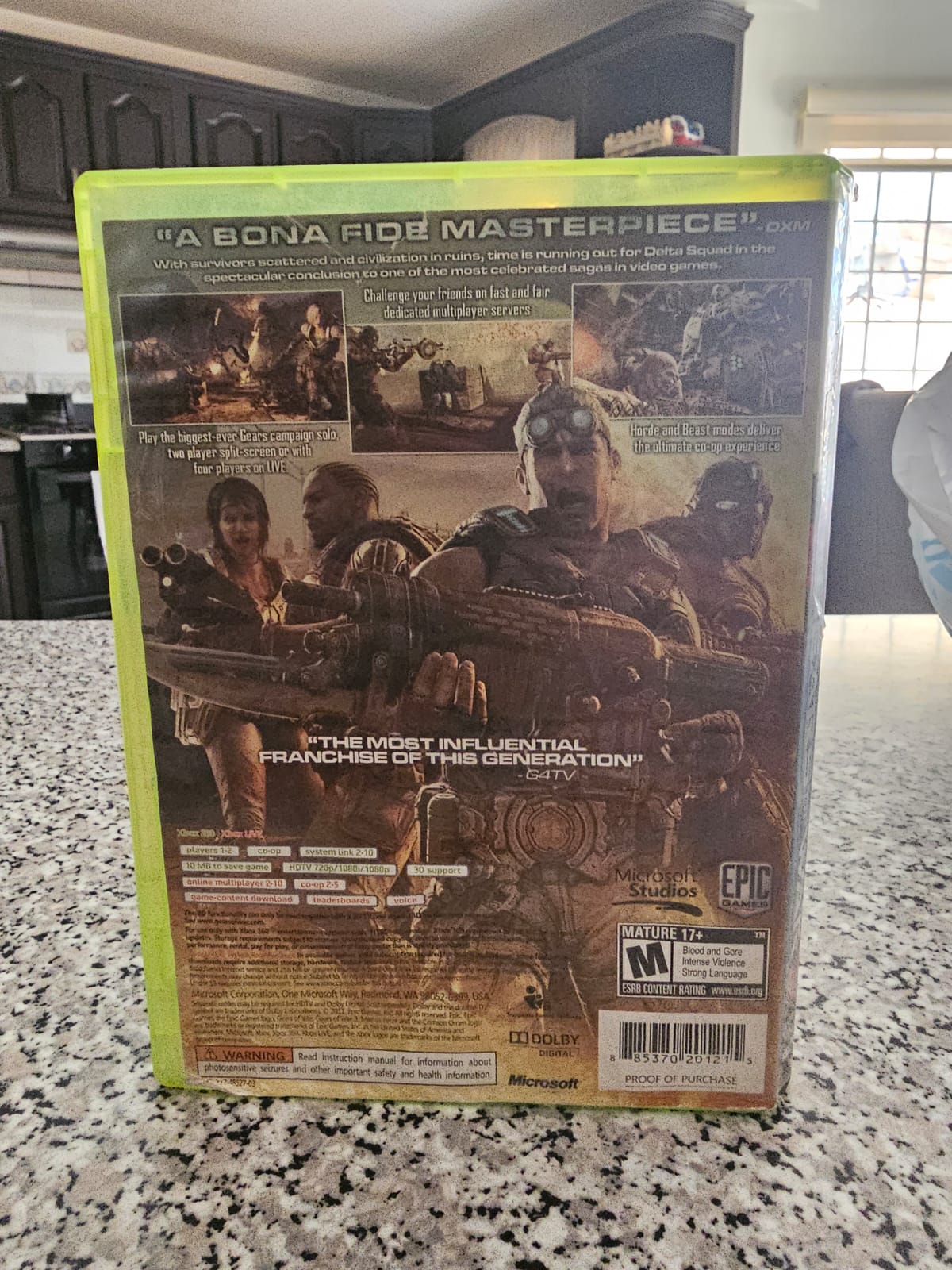 Gears Of War 3 Xbox 360 Usado