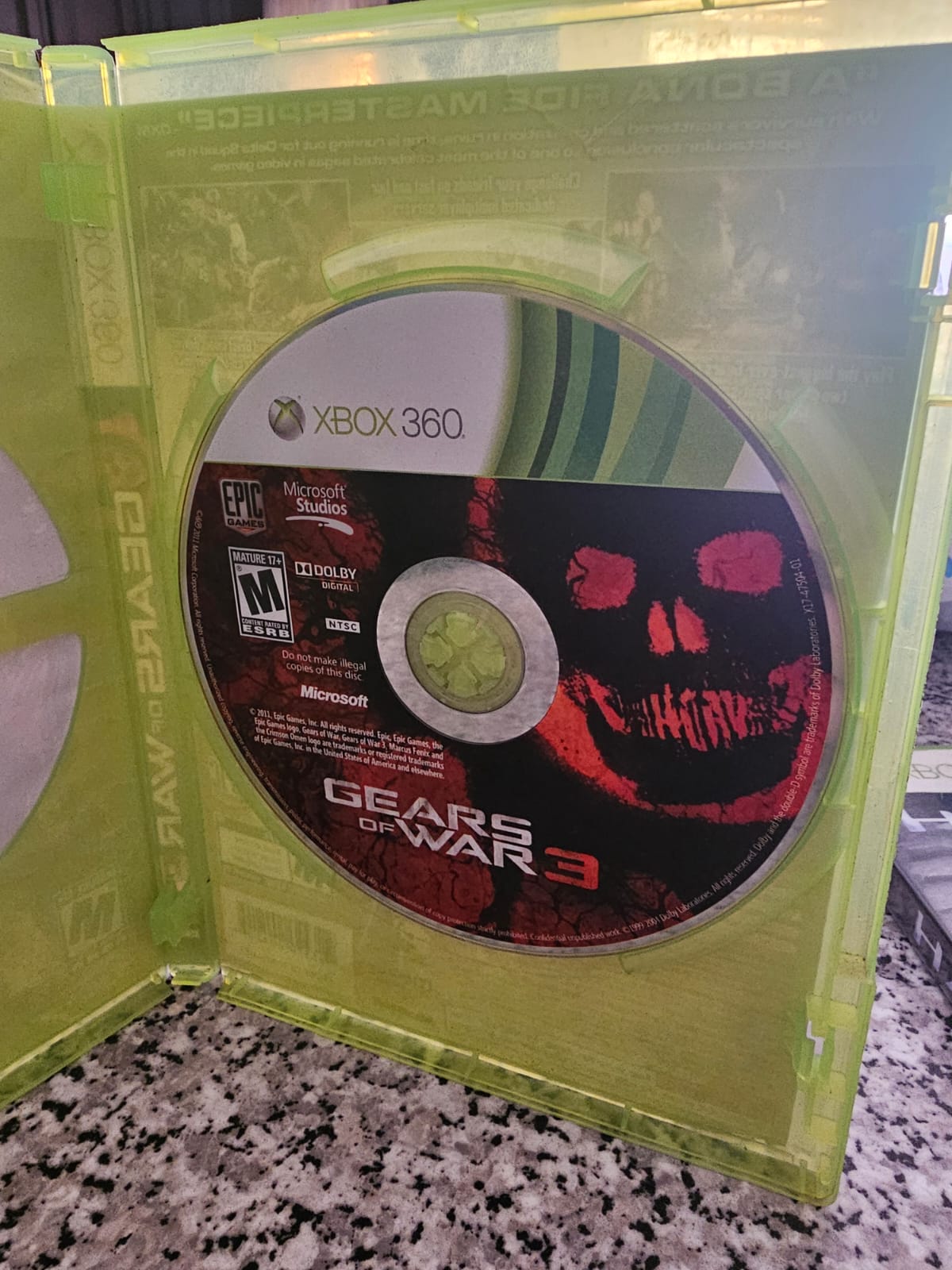 Gears Of War 3 Xbox 360 Usado