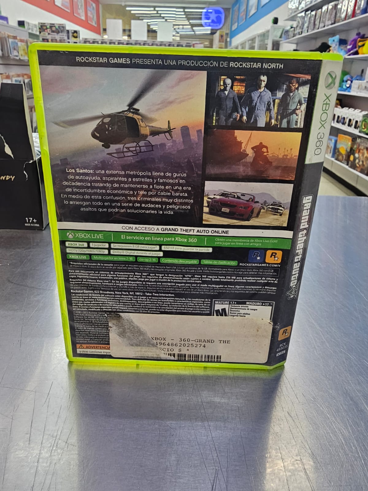 Grand Theft Auto V Xbox 360 Usado