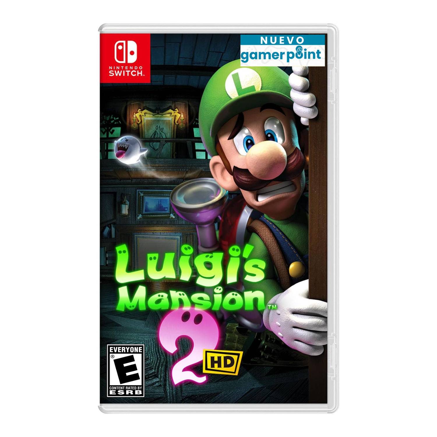 Luigi´s Mansion 2 HD Nintendo Switch + Thumb Grips de Regalo