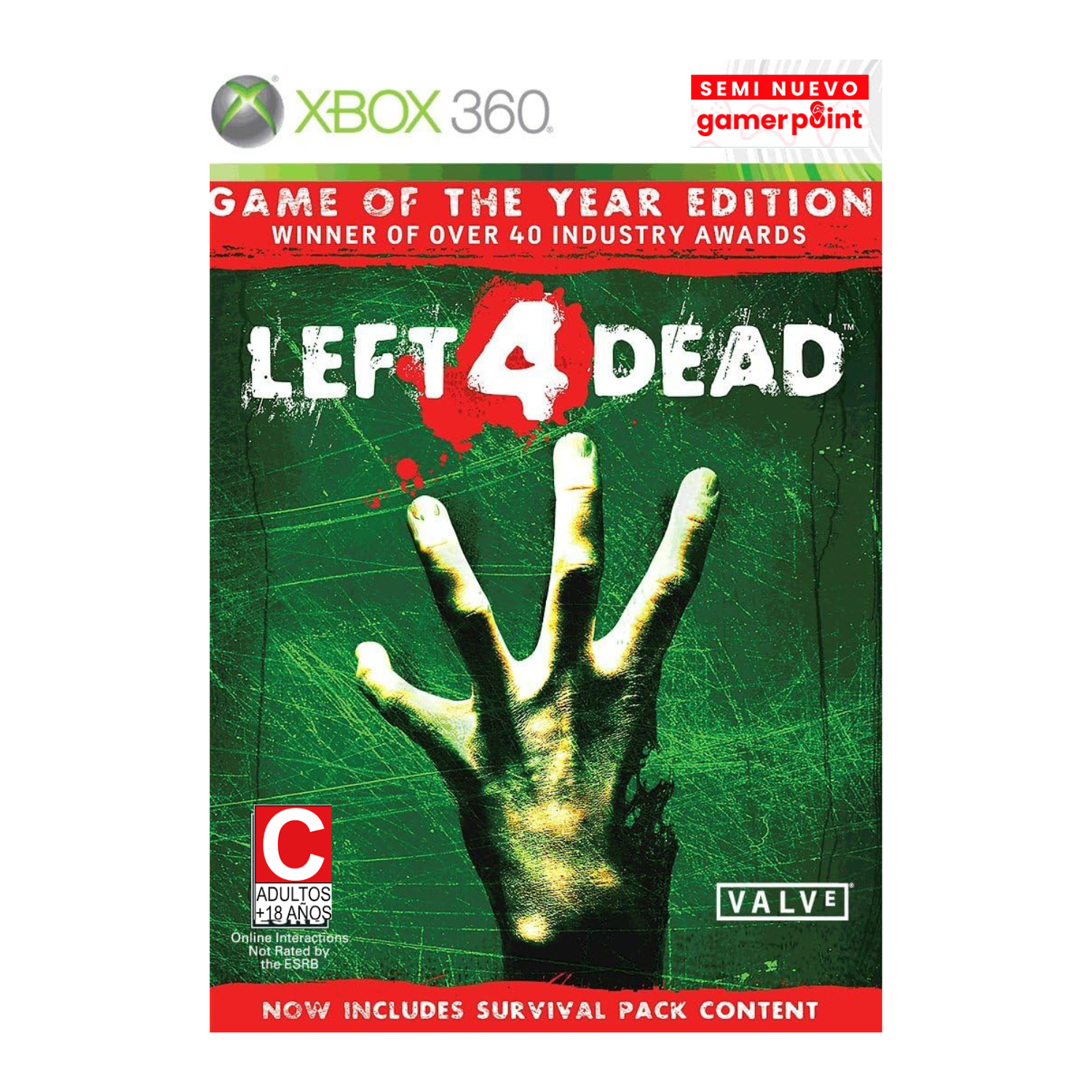 Left 4 Dead Goty Xbox 360 Usado