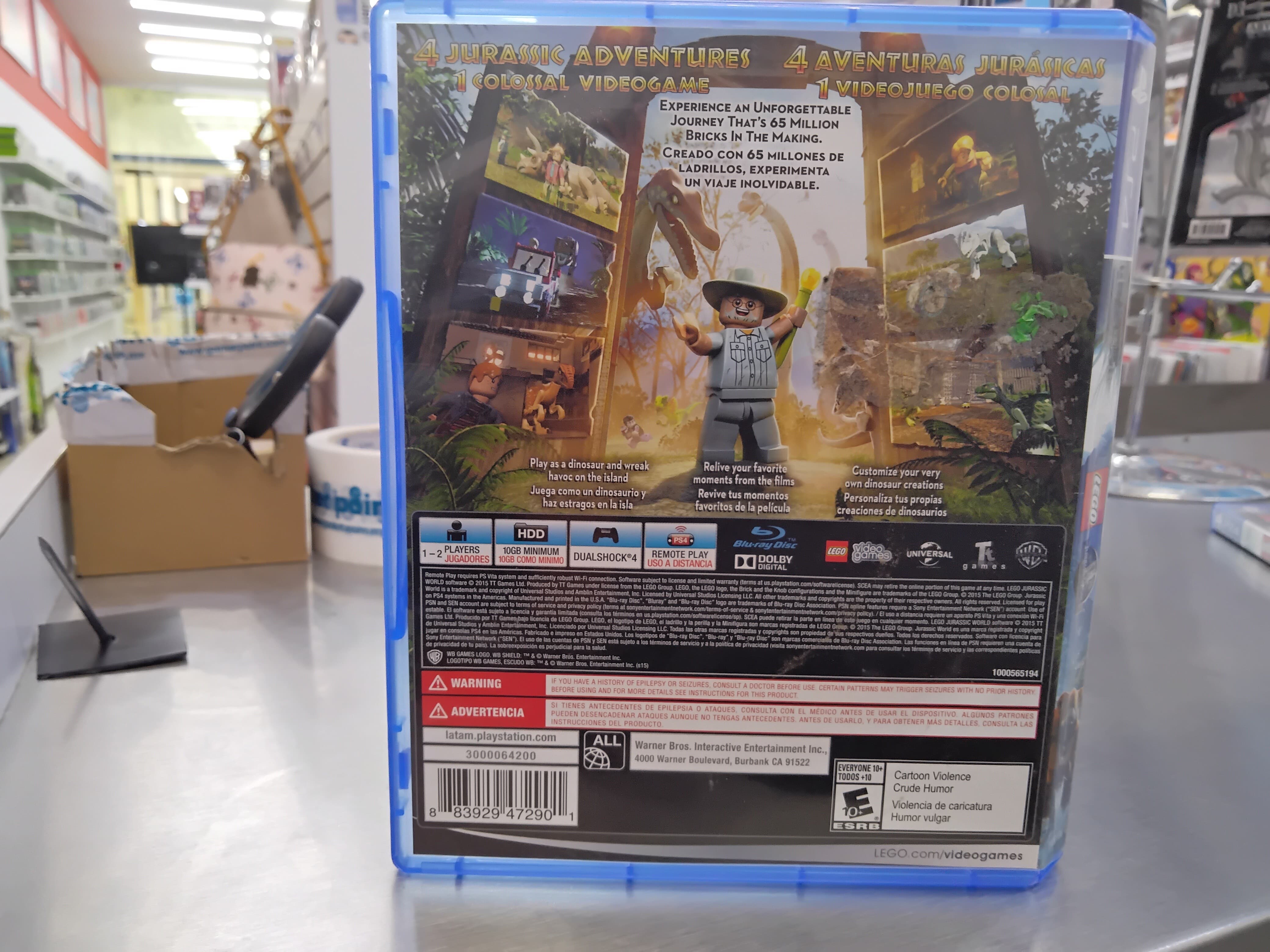 Lego Jurassic World Ps4 Usado
