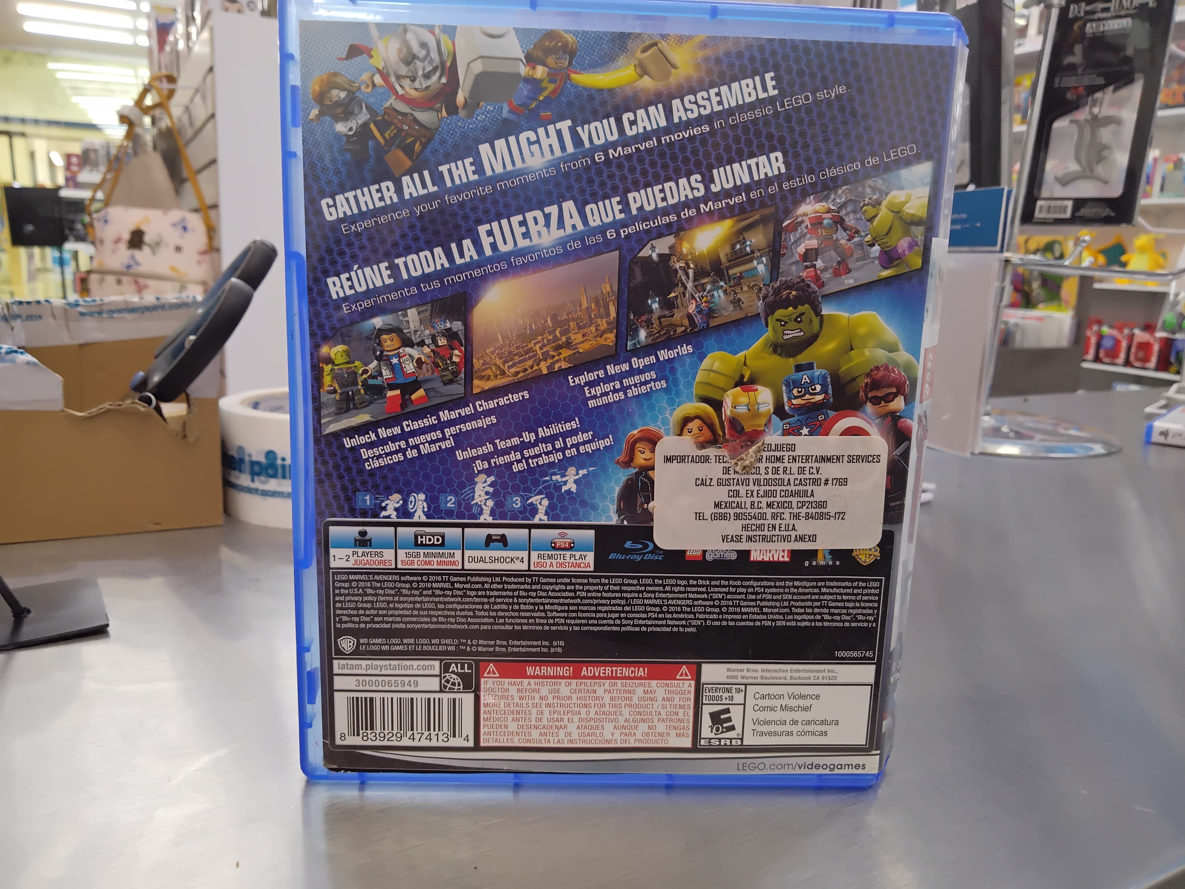 Lego Marvel Avengers Ps4 Usado