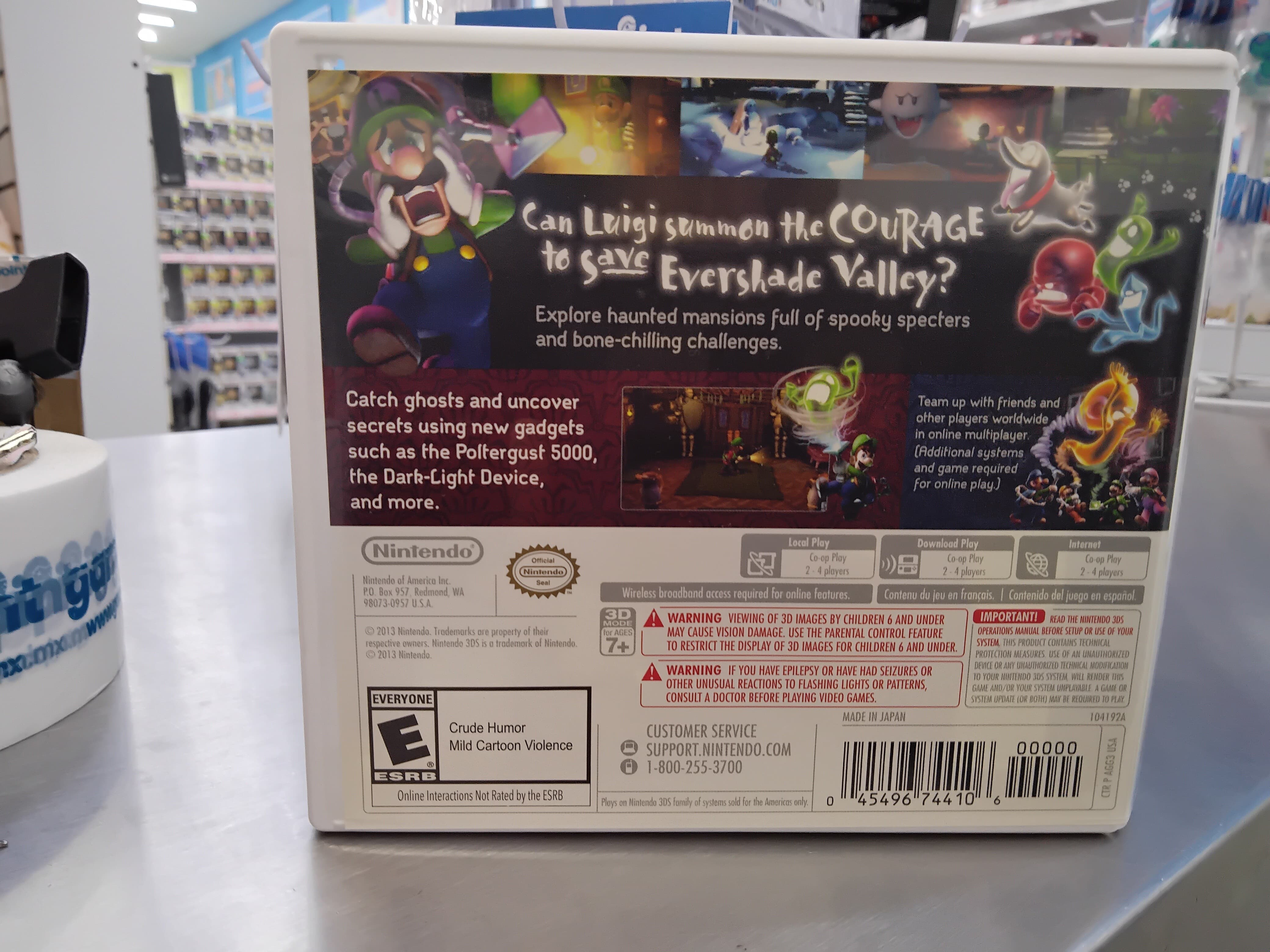 Luigis Mansion Dark Moon 3Ds Usado